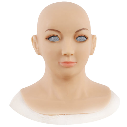 Premium Silicone Realistic Female Beauty Face Costume Full Mask For Women