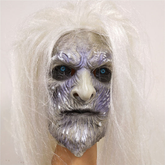 Halloween Masquerade Latex Scary Night King head mask party Cosplay Costume Prop NEW