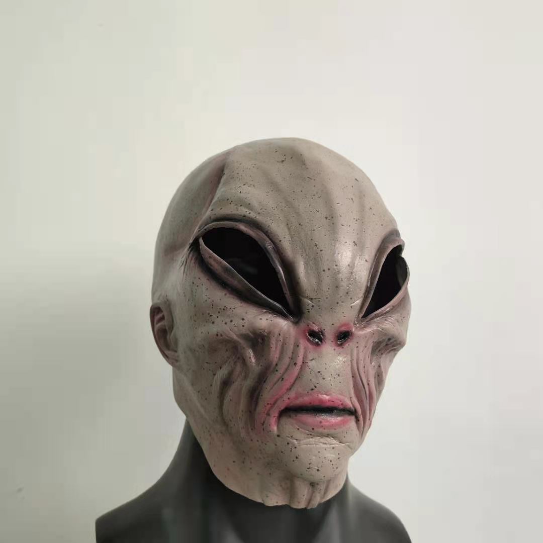 Cosplay Alien Horror Latex Mask Halloween Fancy Dress Party Headwear Props