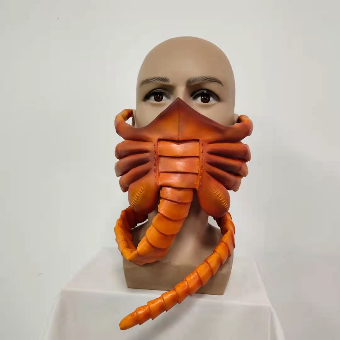 Halloween Skorpion Alien Cosplay Latex Maske Facehugger Karneval Party Requisiten Neue