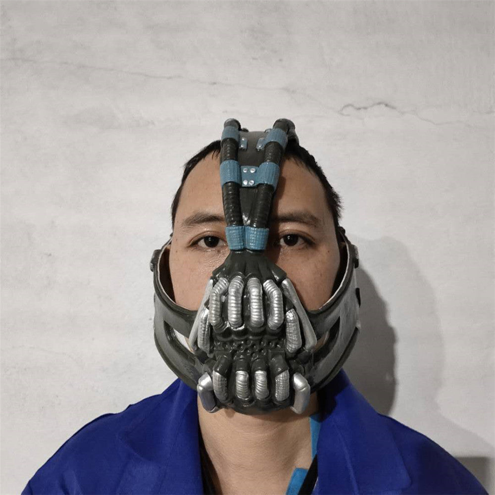 Bane Gesichtsmaske aus Latex für Erwachsene, Kostüm, Halloween, gruseliges Kostüm, Party, Batman