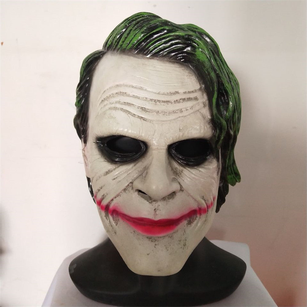 Halloween Joker Mask Batman Scary Clown Costume Cosplay Party Face Mask