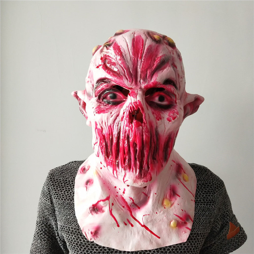 The mouth-less monster Halloween Terror Full Head Latex Mask