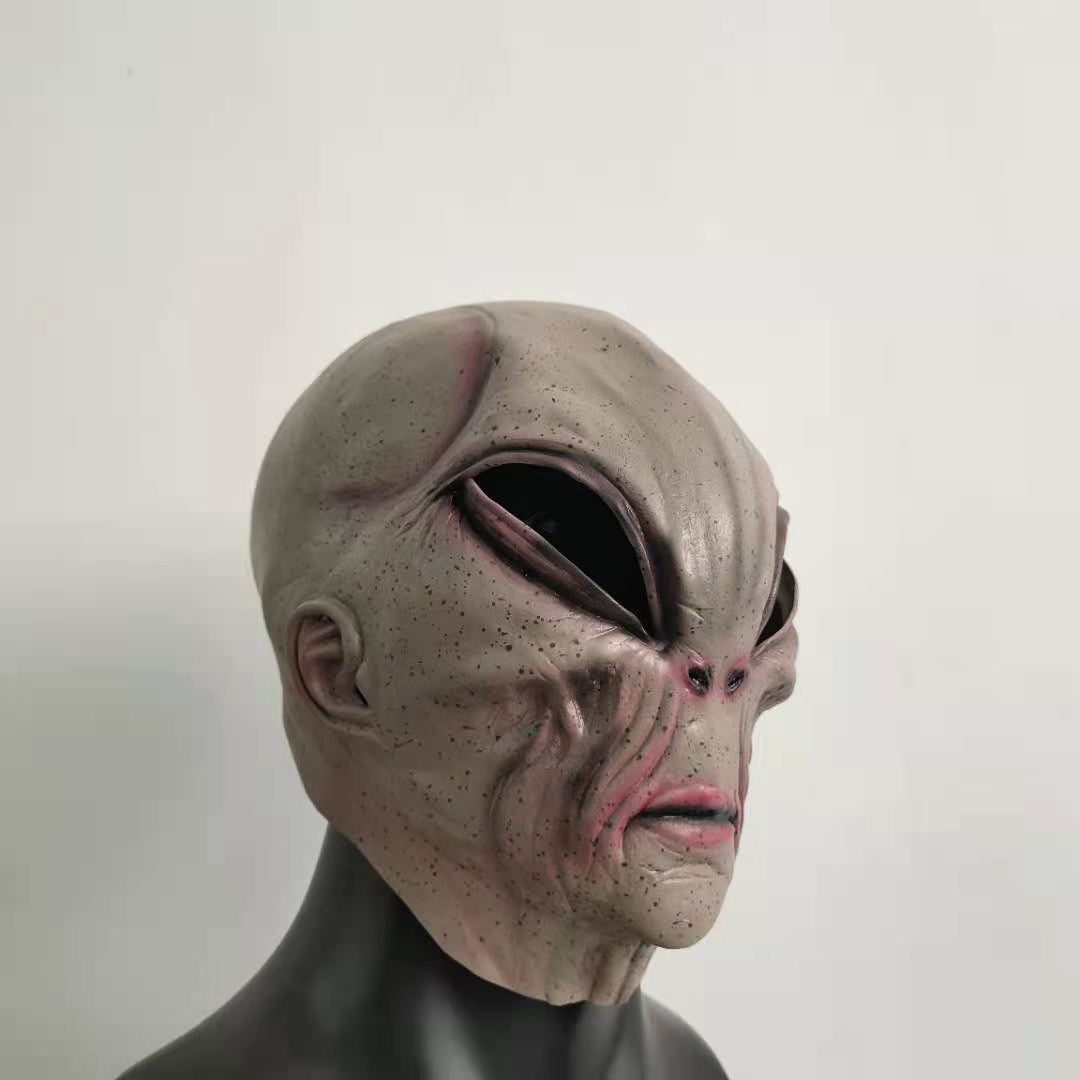 Cosplay Alien Horror Latex Mask Halloween Fancy Dress Party Headwear Props