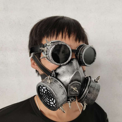 Gas Respirator Costume Mask Steampunk Dooms Day Halloween Masquerade Cosplay