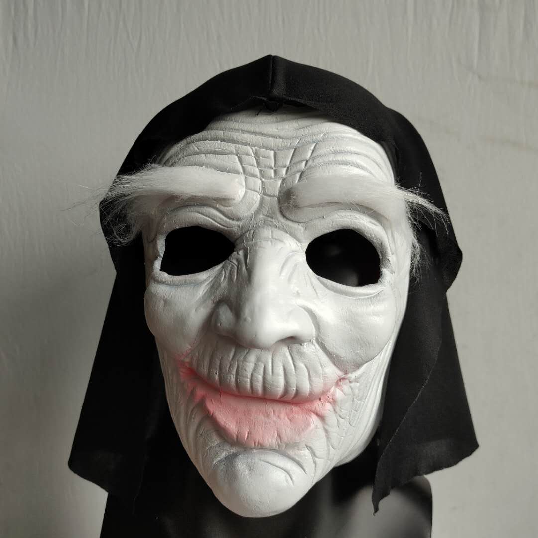 Halloween Masquerade Latex Creepy Witch mask Prank party Costumes Cosplay Props