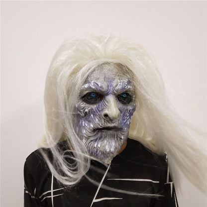 Halloween Masquerade Latex Scary Night King head mask party Cosplay Costume Prop NEW