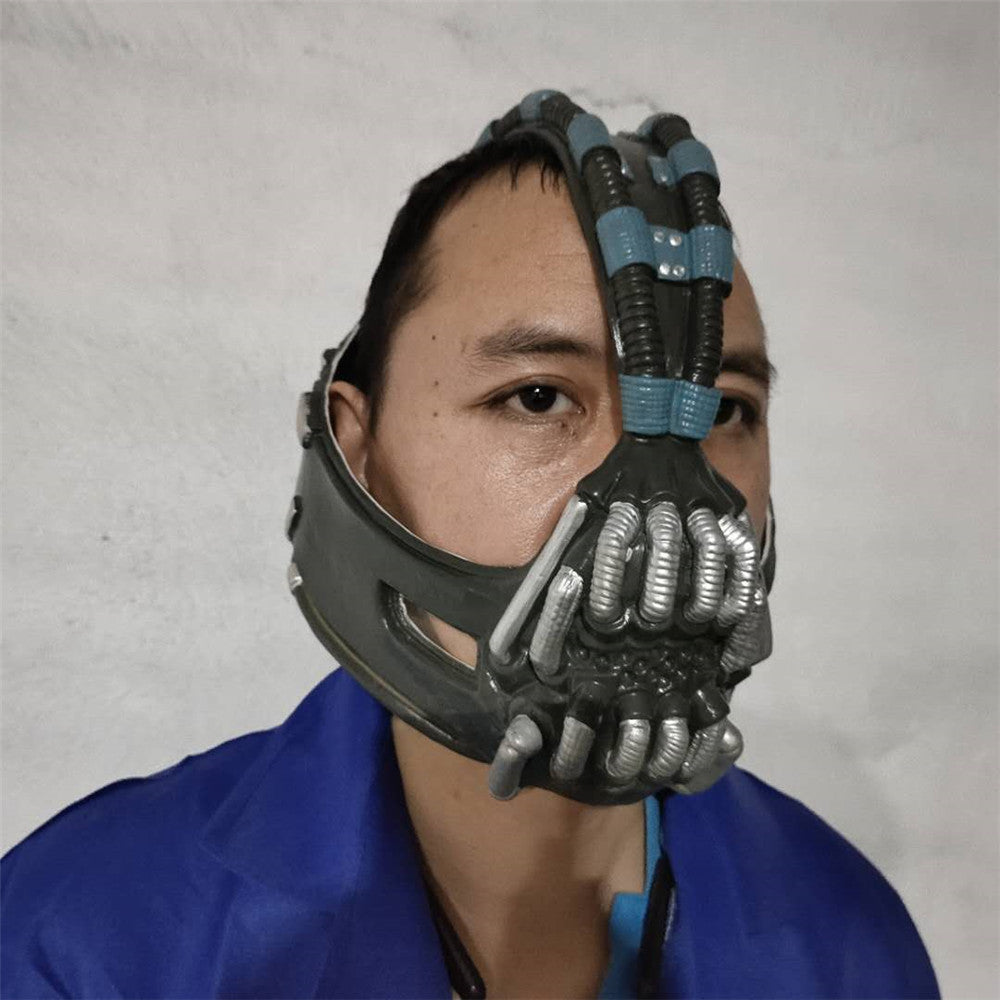 Bane Gesichtsmaske aus Latex für Erwachsene, Kostüm, Halloween, gruseliges Kostüm, Party, Batman