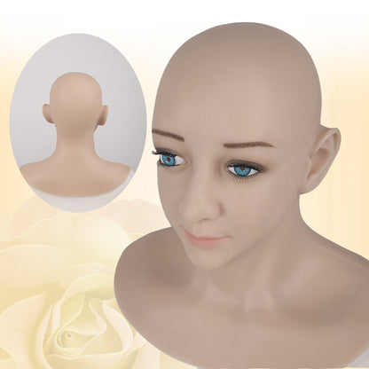 Premium Silicone Realistic Female Beauty Face Costume Full Mask For Women