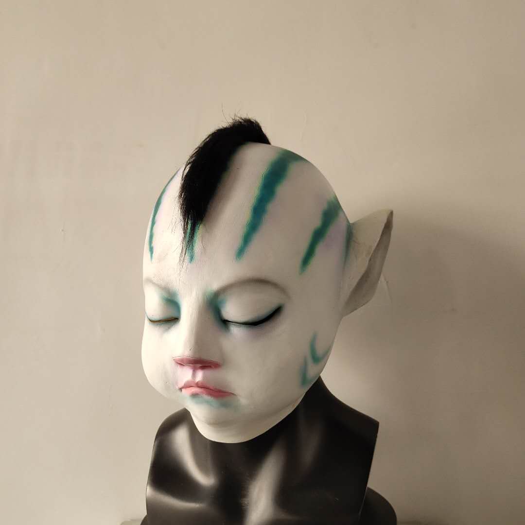 Die Avatar-Baby-Latex-Maske, Maskerade, Film, Cosplay, Kostüm-Requisiten