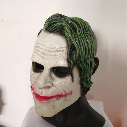 Halloween Joker Mask Batman Scary Clown Costume Cosplay Party Face Mask