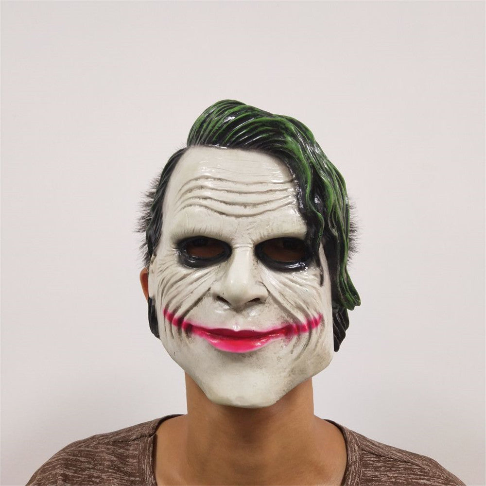 Halloween Joker Mask Batman Scary Clown Costume Cosplay Party Face Mask