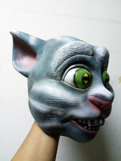 Tom Cat Latex Full Head Mask Cosplay Costumes