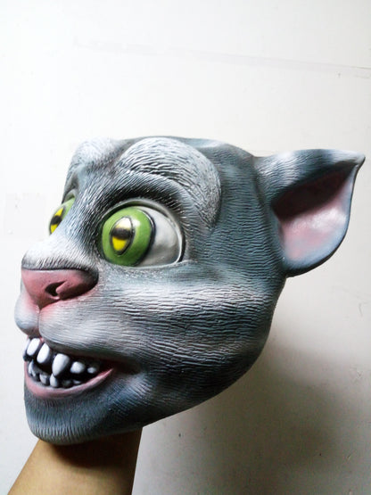 Tom Cat Latex Full Head Mask Cosplay Costumes