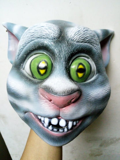 Tom Cat Latex Full Head Mask Cosplay Costumes