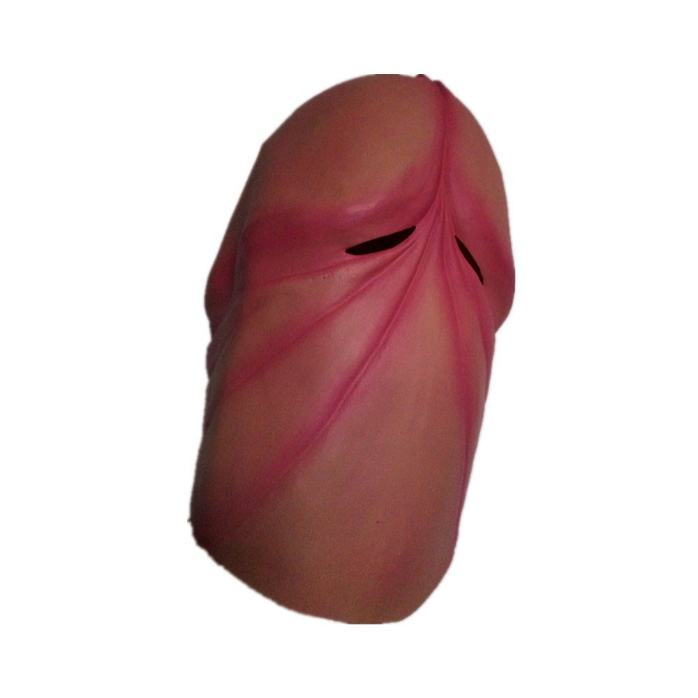 Masque complet drôle de tête de pénis de Latex pour la fête de Cosplay d'Halloween