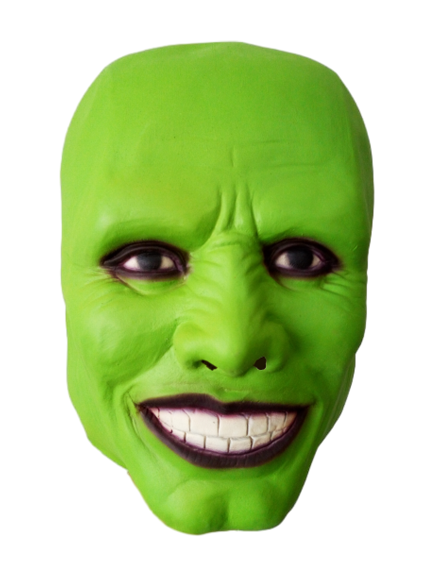 Jim Carrey Fancy Dress Full Head Latex Mask