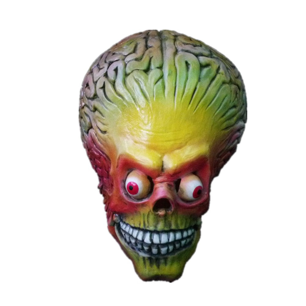 Halloween Funny Alien Mask Full Head Latex Martian Scary Cosplay Party Props new