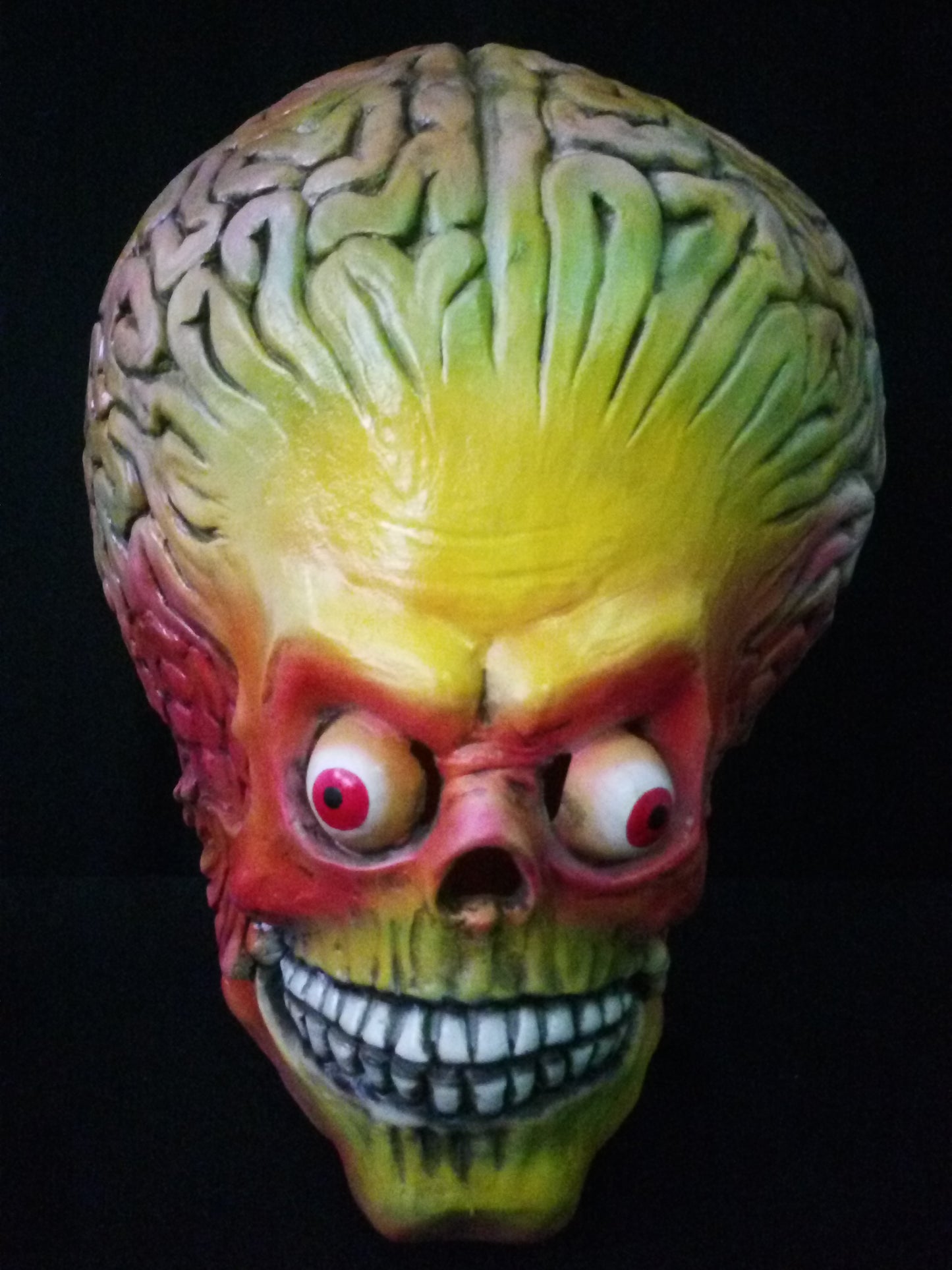 Halloween Funny Alien Mask Full Head Latex Martian Scary Cosplay Party Props new