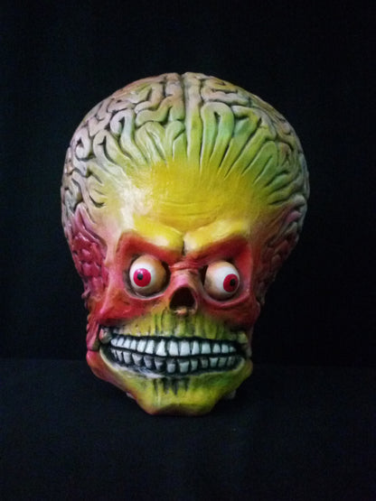 Halloween Funny Alien Mask Full Head Latex Martian Scary Cosplay Party Props new