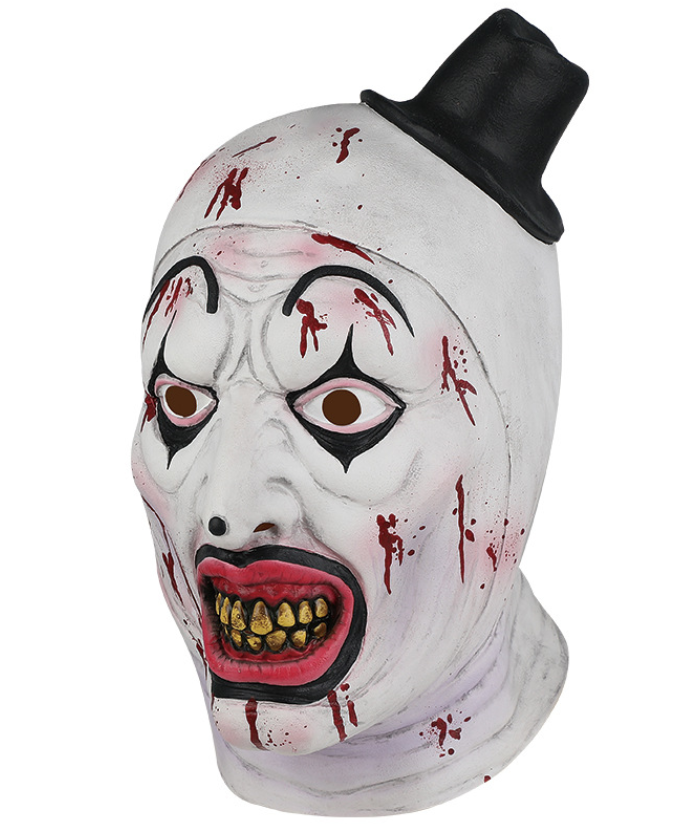 Terrifier Art The Clown Mask Latex Full Head Mask Halloween Horror Cosplay Props