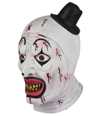 Terrifier Art The Clown Mask Latex Full Head Mask Halloween Horror Cosplay Props