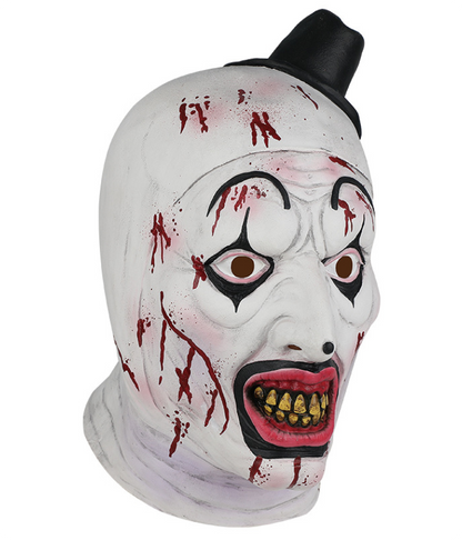 Terrifier Art The Clown Mask Latex Full Head Mask Halloween Horror Cosplay Props