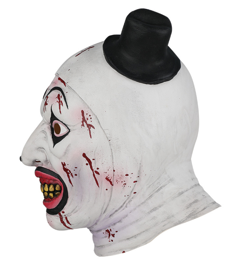 Terrifier Art The Clown Mask Latex Full Head Mask Halloween Horror Cosplay Props