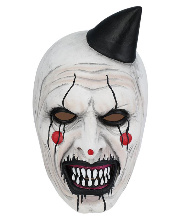 Scary Creepy Clown Latex Mask Halloween Horror Cosplay Haunted House Props