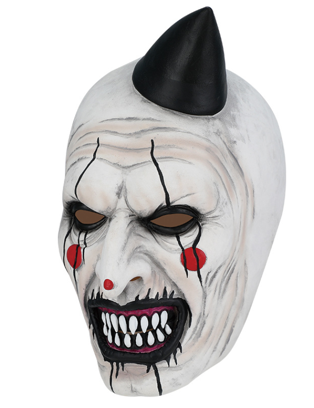Scary Creepy Clown Latex Mask Halloween Horror Cosplay Haunted House Props