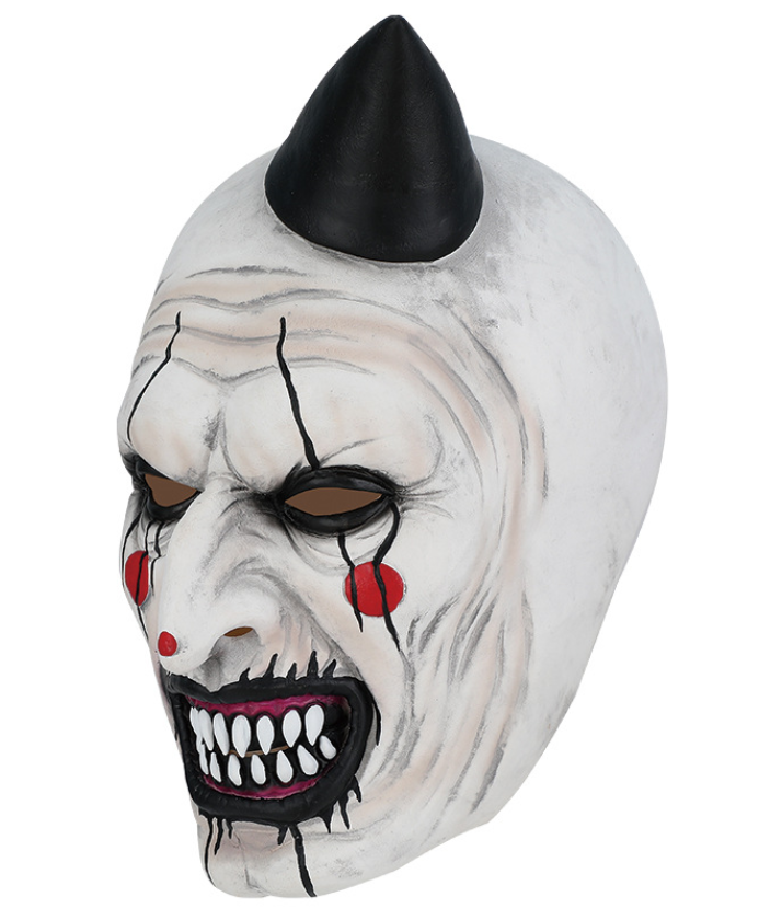 Scary Creepy Clown Latex Mask Halloween Horror Cosplay Haunted House Props