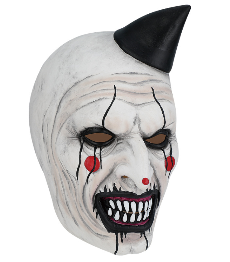 Scary Creepy Clown Latex Mask Halloween Horror Cosplay Haunted House Props