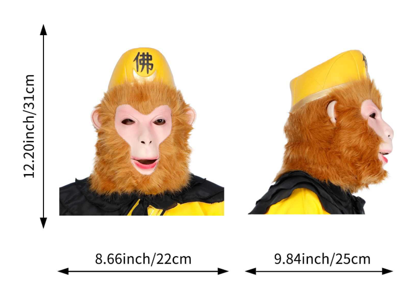 "Les Simpsons Bart Costume Masque Latex Adulte Taille Unique"