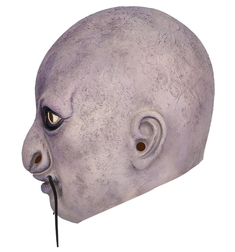 Latex Benborba Fish Goblin Mask Journey to the West Halloween Cosplay Costume