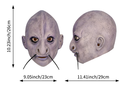 Latex Benborba Fish Goblin Mask Journey to the West Halloween Cosplay Costume