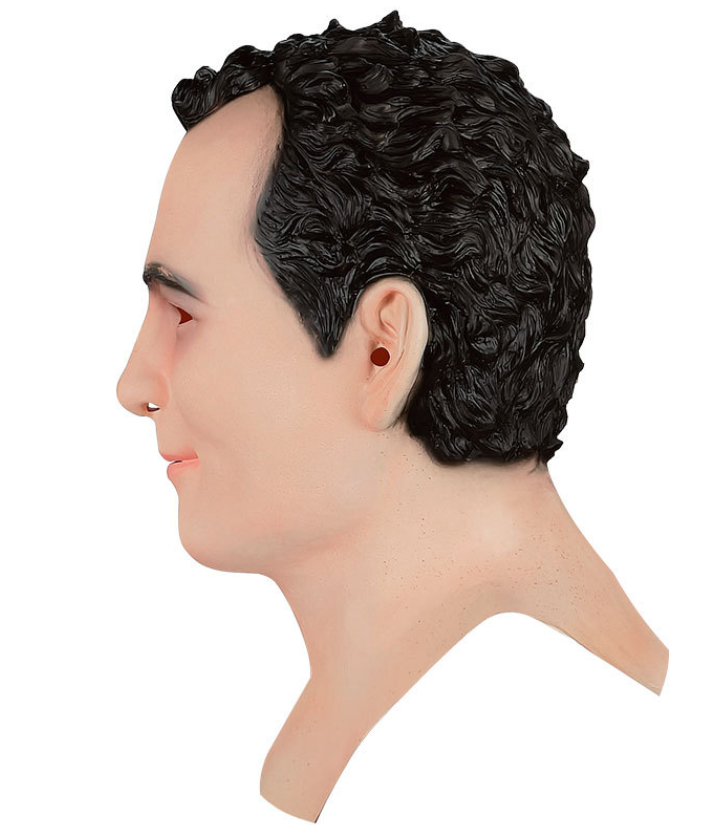 Realistic Young Man Latex Mask Full Head Male Mask Human Face Disguise Mask for Halloween Cosplay