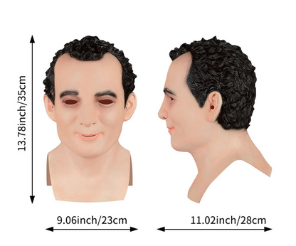 Realistic Young Man Latex Mask Full Head Male Mask Human Face Disguise Mask for Halloween Cosplay