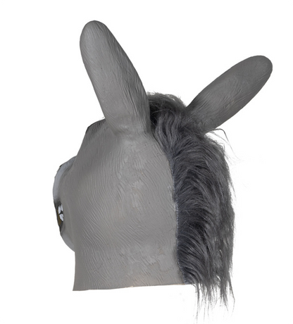 Donkey Mask Latex Full Head Mask Shrek Donkey Cosplay Halloween Fancy Dress Party Costume Prop