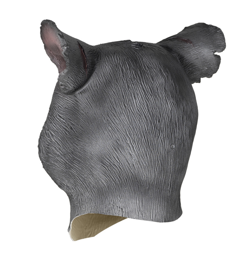 Rat Mask Latex Full Head Mask Scary Rat Animal Mask Halloween Fancy Dress Cosplay Costume Prop