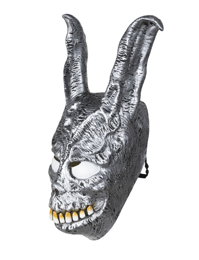 Frank The Rabbit Latex Mask Silver Scary Bunny Skull Mask Halloween Cosplay Fancy Dress Costume Mask