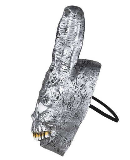 Frank The Rabbit Latex Mask Silver Scary Bunny Skull Mask Halloween Cosplay Fancy Dress Costume Mask