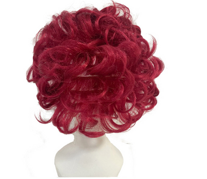 Scary Red Hair Clown Latex Mask, Creepy Horror Full Head Mask for Halloween Cosplay Party