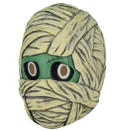 Mummy Turtle Latex Mask Wrapped Bandage Full Head Mask for Halloween Cosplay Party