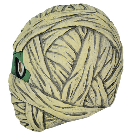 Mummy Turtle Latex Mask Wrapped Bandage Full Head Mask for Halloween Cosplay Party