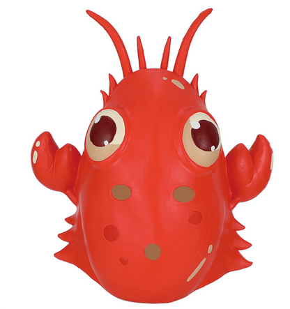 Cute Red Lobster Latex Mask Full Head Animal Mask Halloween Cosplay Costume