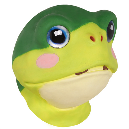 Cute Frog Latex Full Head Mask Cartoon Animal Mask Halloween Cosplay Party Costume