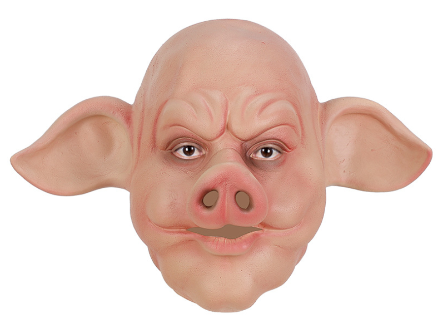Zhu Bajie Pig Latex Mask Big Ears Journey to the West Cosplay Mask