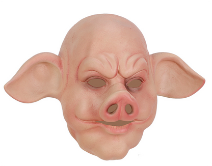 Zhu Bajie Pig Latex Mask Big Ears Journey to the West Cosplay Mask