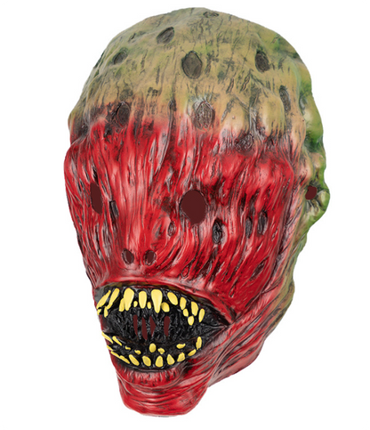 Horror Mutant Monster Latex Mask Full Head Bloody Green Rotten Face Halloween Cosplay Costume Haunted House Prop