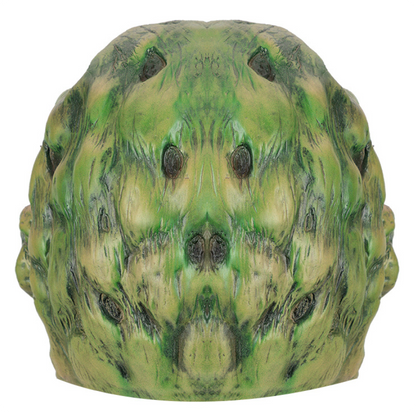 Horror Mutant Monster Latex Mask Full Head Bloody Green Rotten Face Halloween Cosplay Costume Haunted House Prop